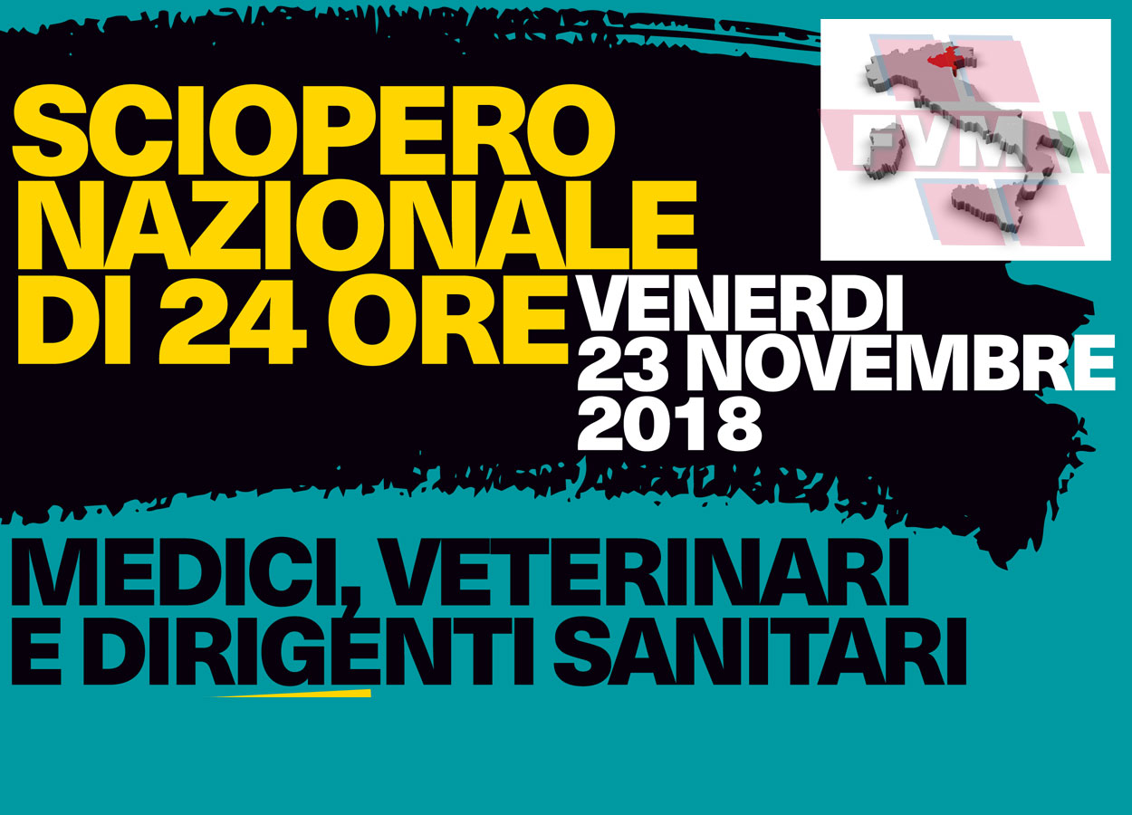 Sciopero nazionale e Solidarietà ai colleghi veterinari delle Asl del Veneto