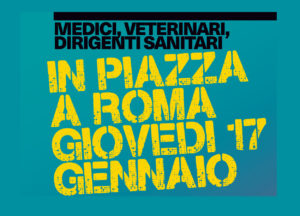 Medici, Veterinari e Dirigenti sanitari in Piazza giovedì 17 gennaio