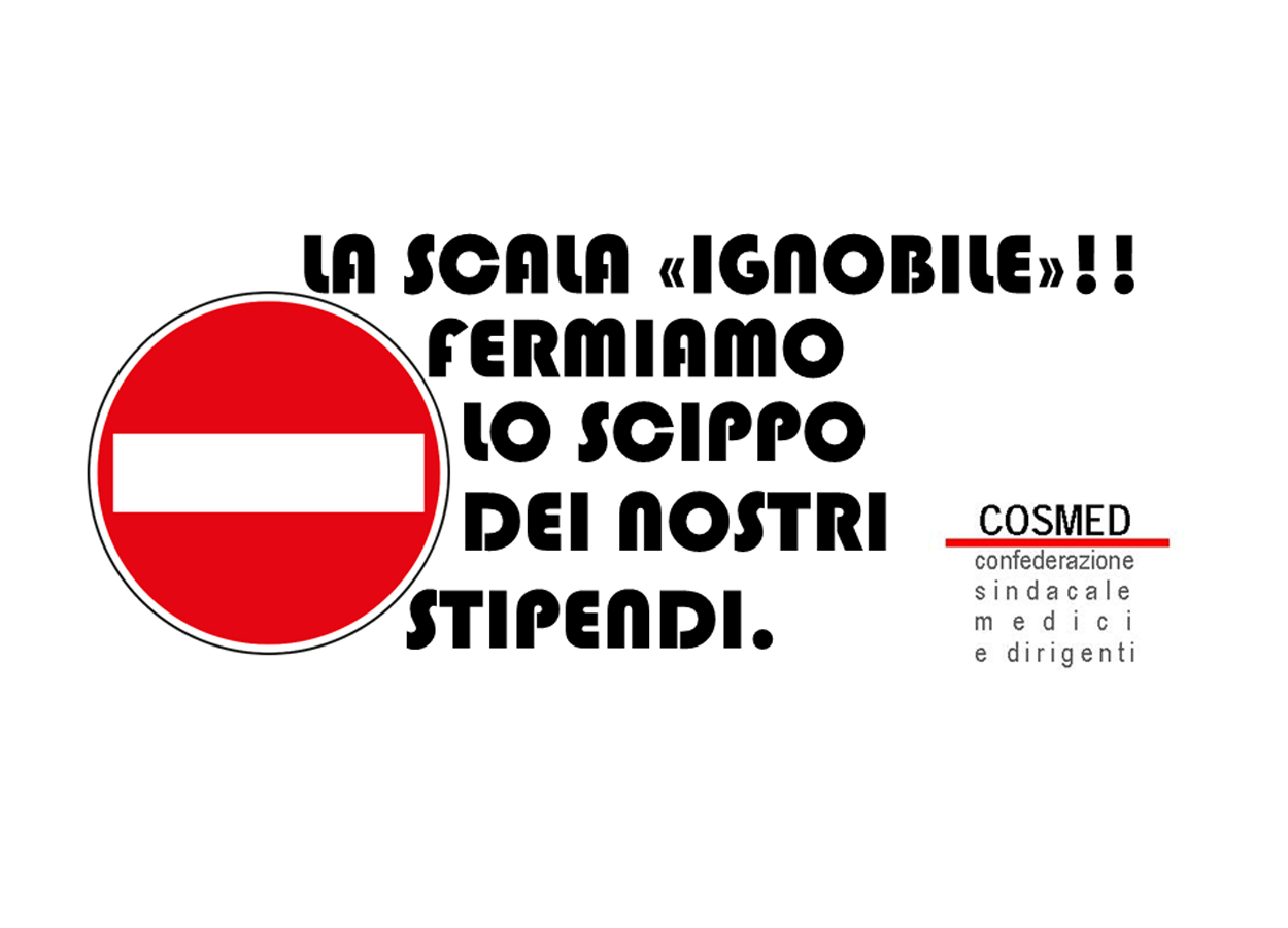 ABOLIAMO LA SCALA ‘IGNOBILE’! Fermiamo il taglio degli stipendi dei dipendenti pubblici firmando la petizione COSMeD