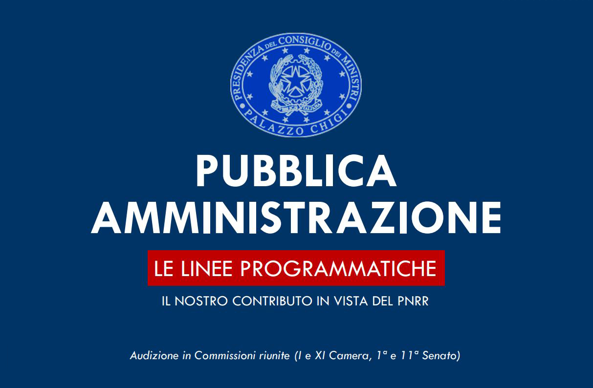Un nuovo alfabeto per la Pubblica amministrazione, le linee programmatiche di Brunetta