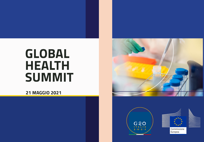 Global Health Summit il 21 maggio a Roma