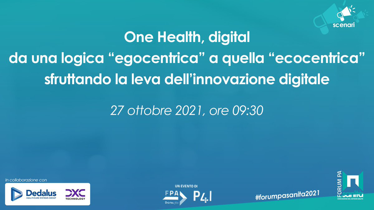 One health e trasformazione digitale al Forum PA Sanità 2021