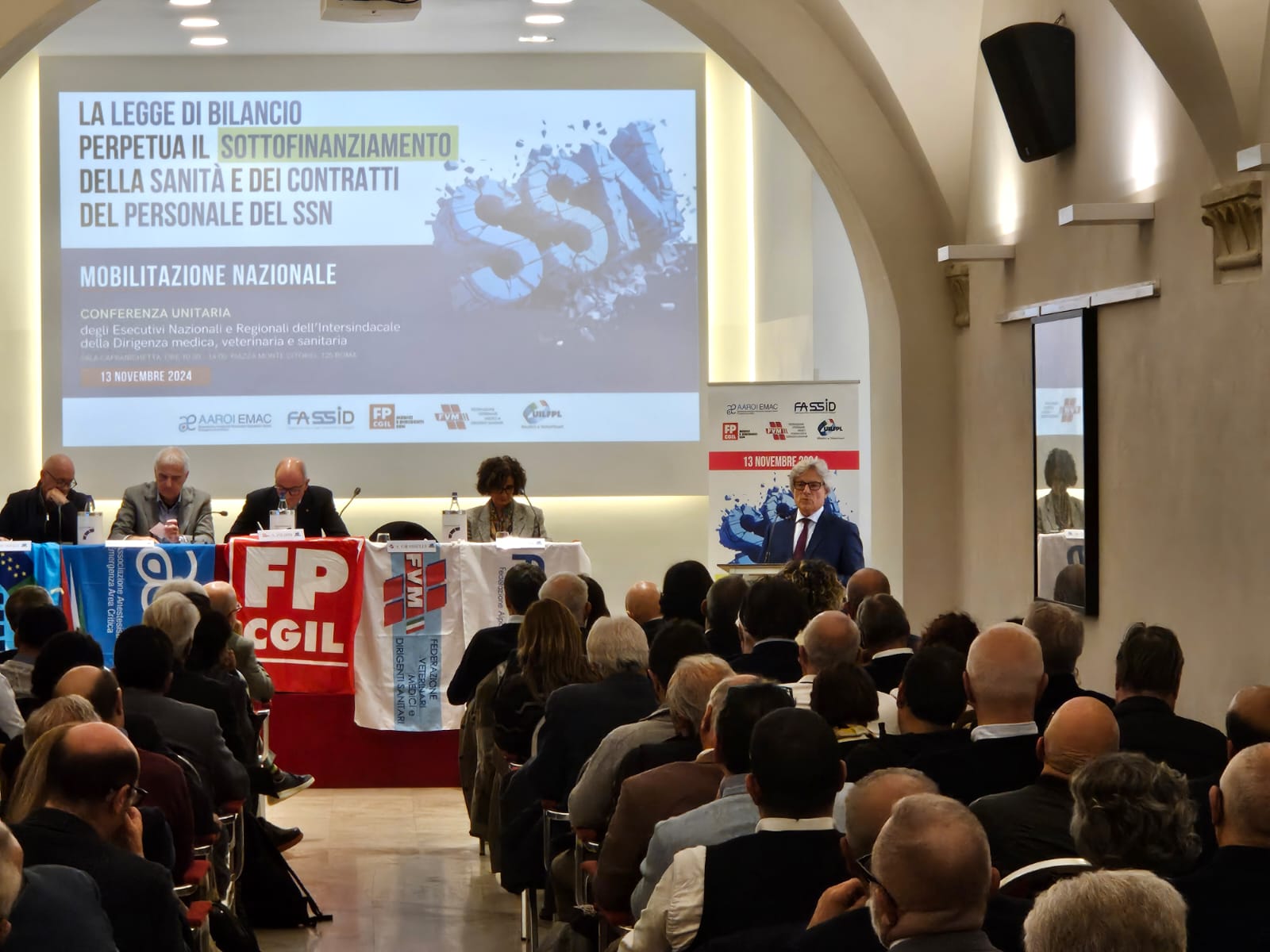 Gli interventi della delegazione FVM alla Conferenza unitaria