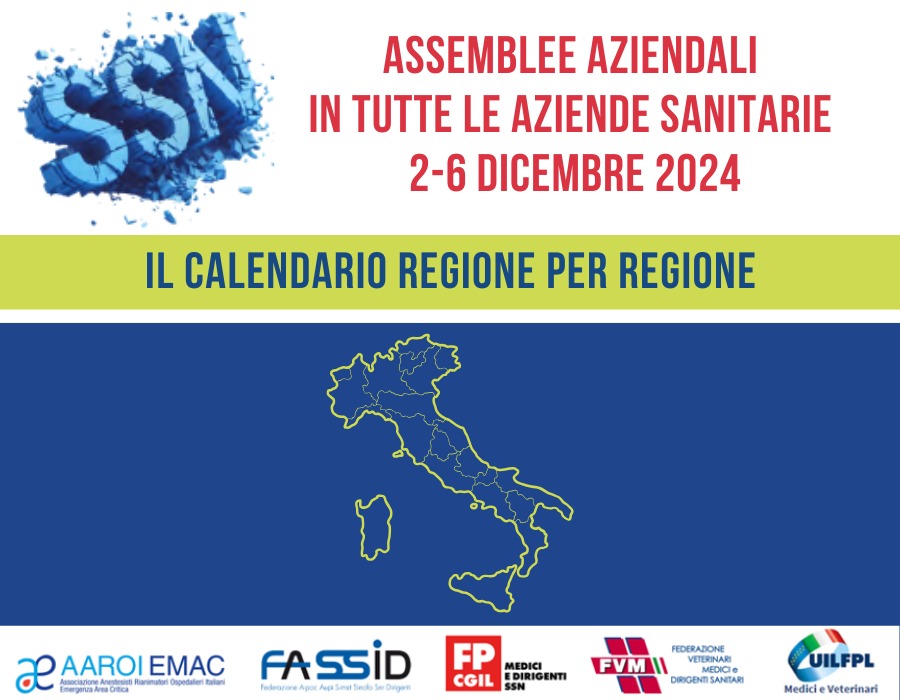 Assemblee unitarie, l’elenco in aggiornamento